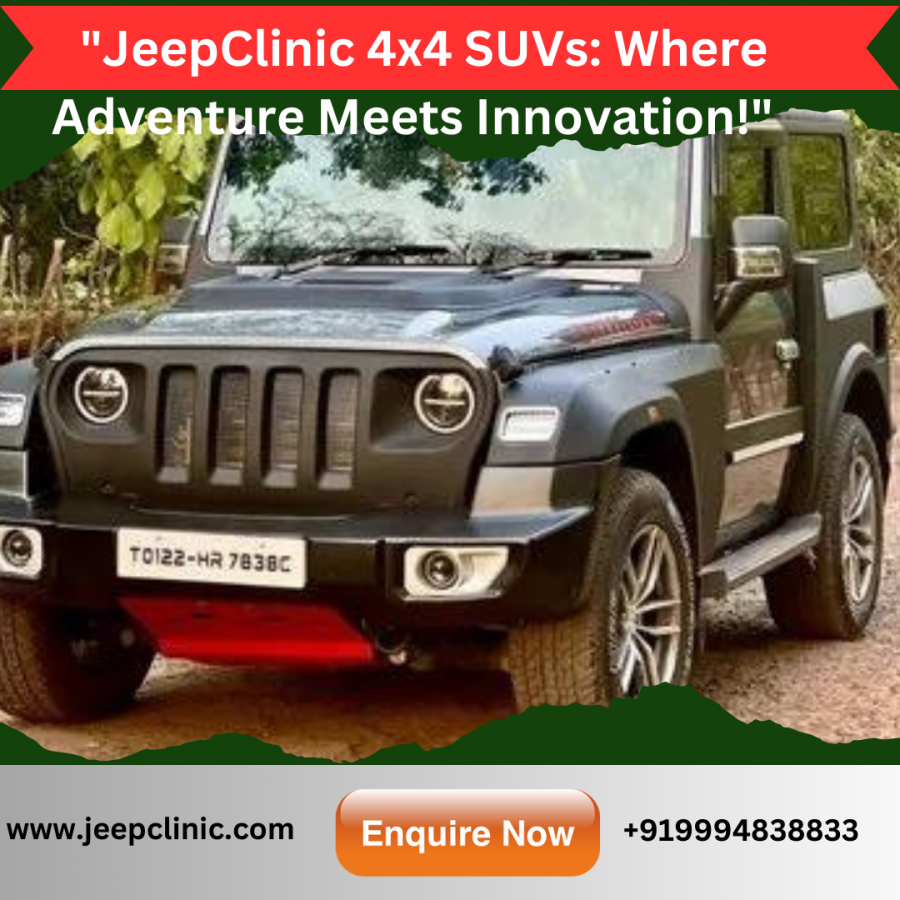 Unlock Endless Possibilities for Your Jeep | Jeep Clinic Coimbatore