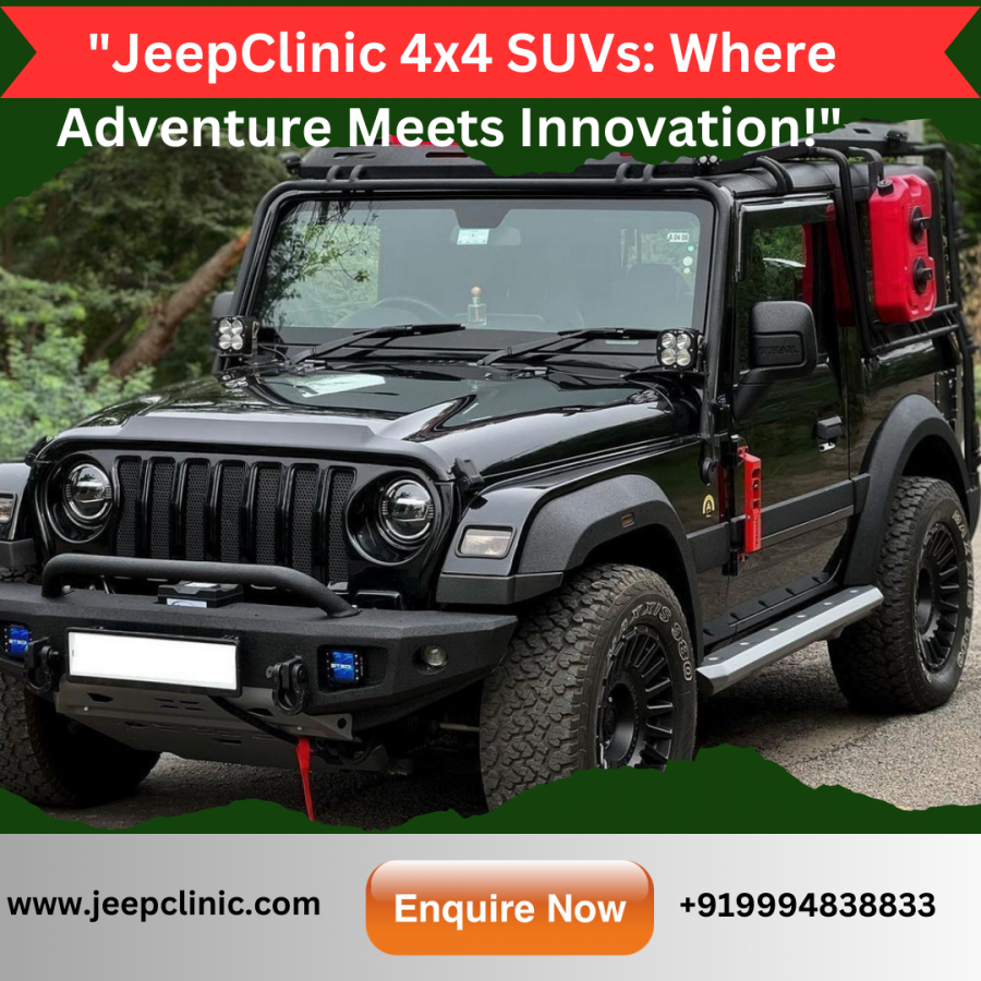 Off-Road Excellence Redefined: JeepClinic's 4x4 SUV Revolution