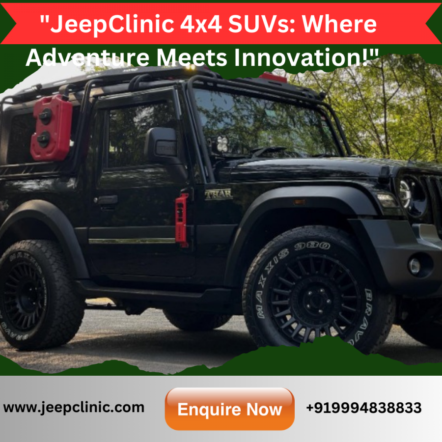 Transform Your Jeep into a Head-Turning Masterpiece at jeepclinic Coimbatore