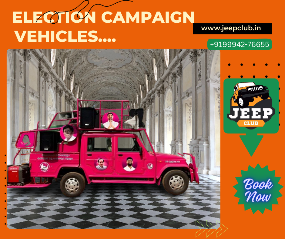 Election Campaigning Tata Yodha Modifications | Jeep Club Tamilnadu