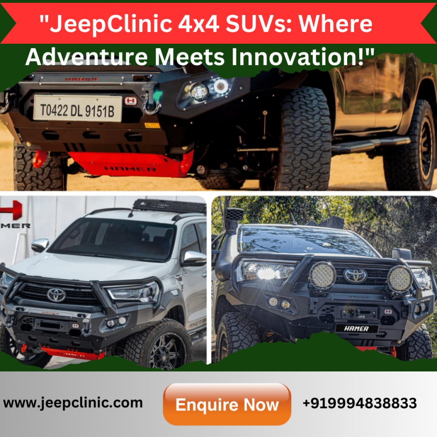 Elevate Your Ride with Jeep Clinic: India's Premier Customization Destination